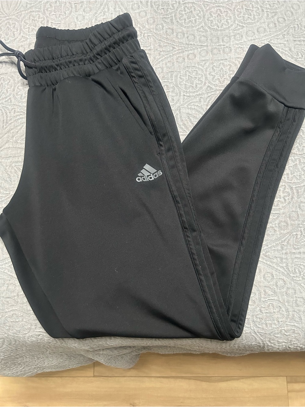 Adidas women’s Black Performance Joggers with Logo